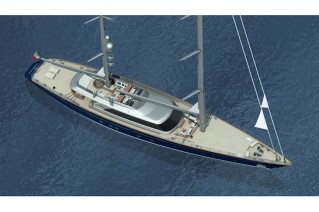 The luxury yacht Hull C.2193